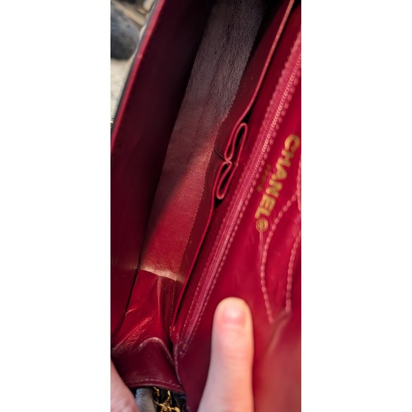 RARE Vintage Chanel Paris Limited 26cm Double Flap Two-Tone CC Black Lambskin - Picture 16 of 16